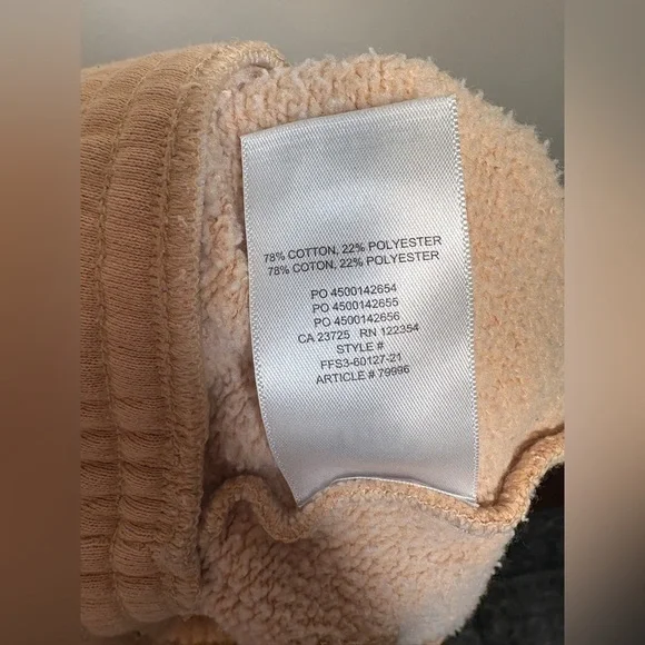 Aritzia TNA Cozy Af Fleece Perfect Micro Shorts / Tan - Picture 7 of 7